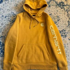 Carhartt Golden Hoodie with Logo Sleeve